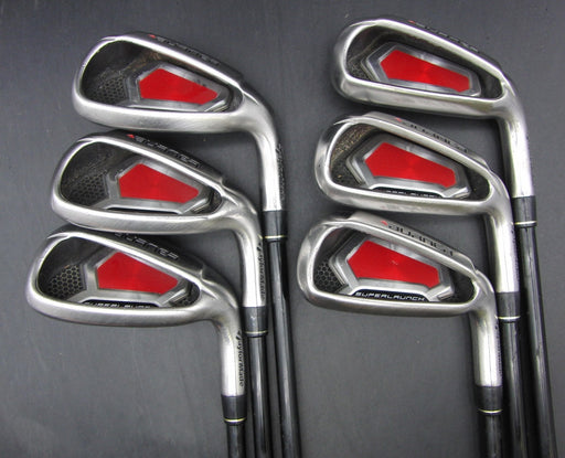 Set of 6x TaylorMade Burner SuperLaunch 5-PW Irons Regular Graphite Shafts