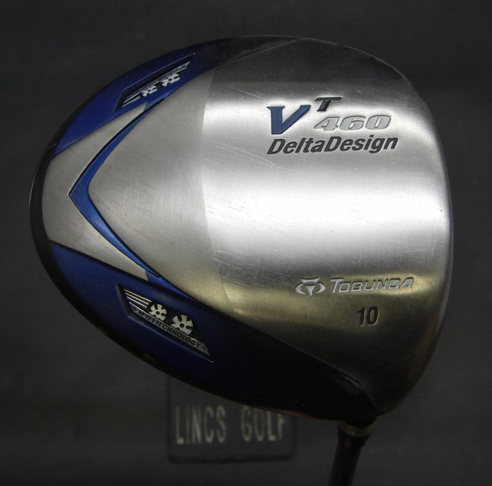 Tobunda VT460 DeltaDesign 10° Driver Stiff Graphite Shaft Golf Pride Grip