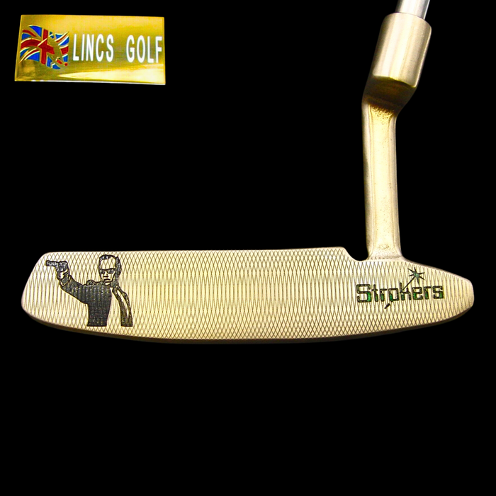 Custom Milled Matrix Themed Ping Anser Putter 84cm Steel Genuine Leather HC