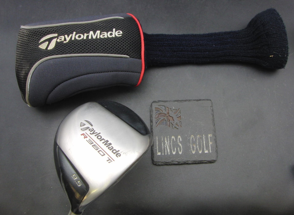 TaylorMade R360 Ti 9.5° Driver Stiff Graphite Shaft TaylorMade Grip + Head Cover