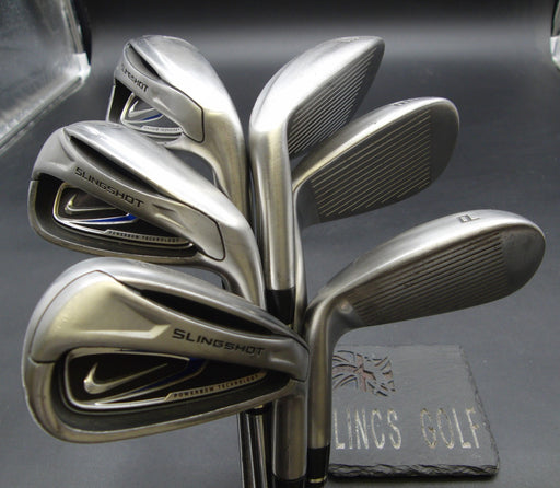 Set of 6x Nike Slingshot Irons 5-PW Uniflex Steel Shafts Nike Grips