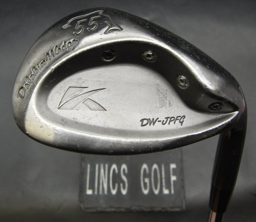 Kasco Dolphin Wedge DW-JPFG 55° Sand Wedge Regular Steel Shaft Royal Grip