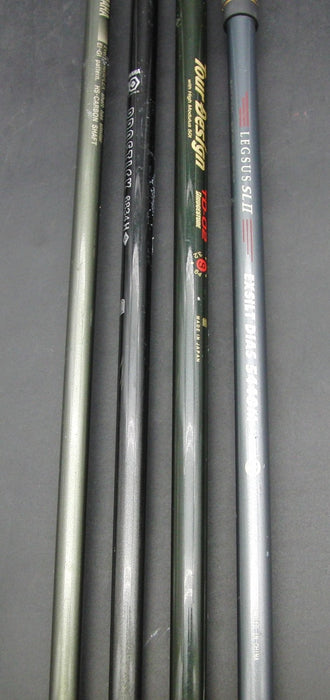 Set of 4x Multi Brands 9.5° Driver + 10° Driver Stiff Graphite & 11° Driver