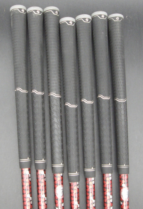Set of 7x TaylorMade M4 2021 Irons 5-SW Stiff Graphite Shafts TaylorMade Grips*