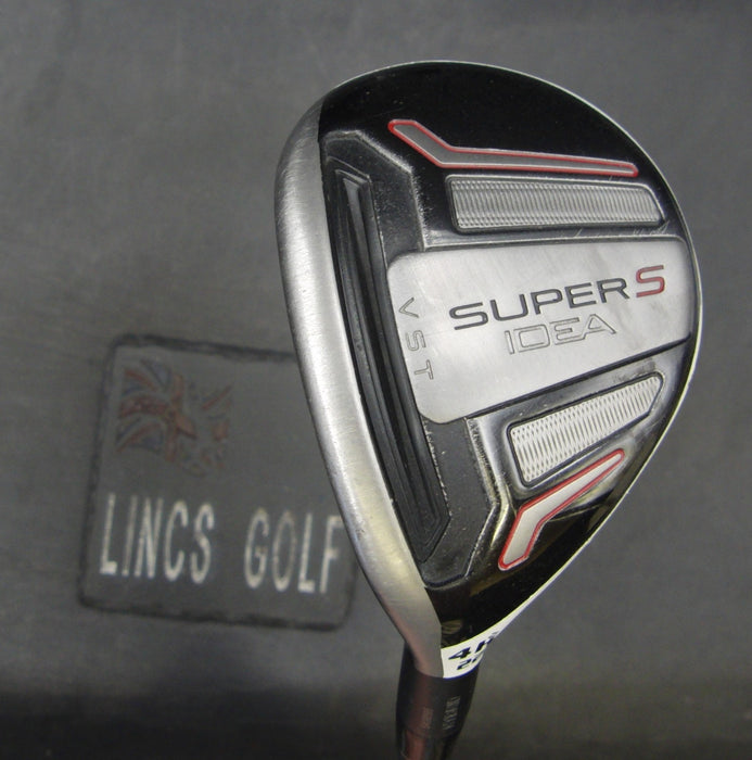 Left-Handed Adams Super S Idea 22° 4 Hybrid Stiff Graphite Shaft Elite Grip
