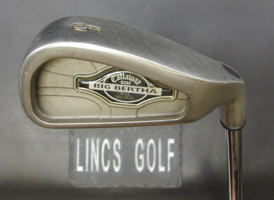 Callaway Big Bertha X-12 5 Iron Stiff Steel Shaft Callaway Grip