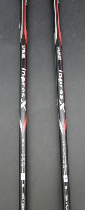 Set of 2 Yamaha Inpres X 21° 4+ 24° 5 Hybrids Regular Graphite Shafts