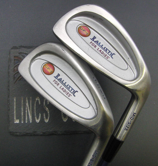 Set of 2 Ladies Daiwa GP-1 Ballistic Mid-Size 5+6 Irons Ladies Graphite Shafts