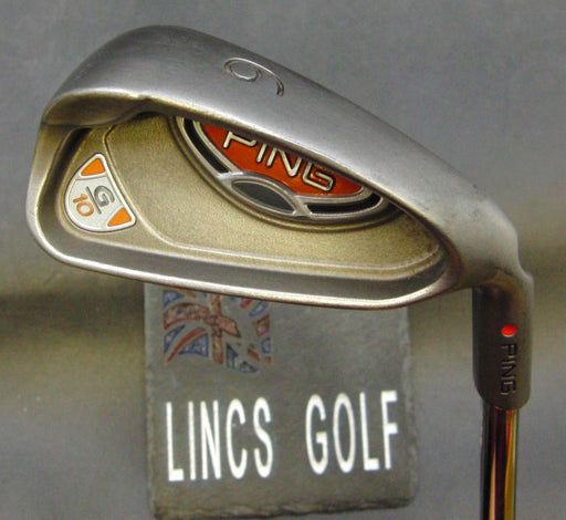 Ping G10 Red Dot 6 Iron Regular Steel Shaft Ping Grip