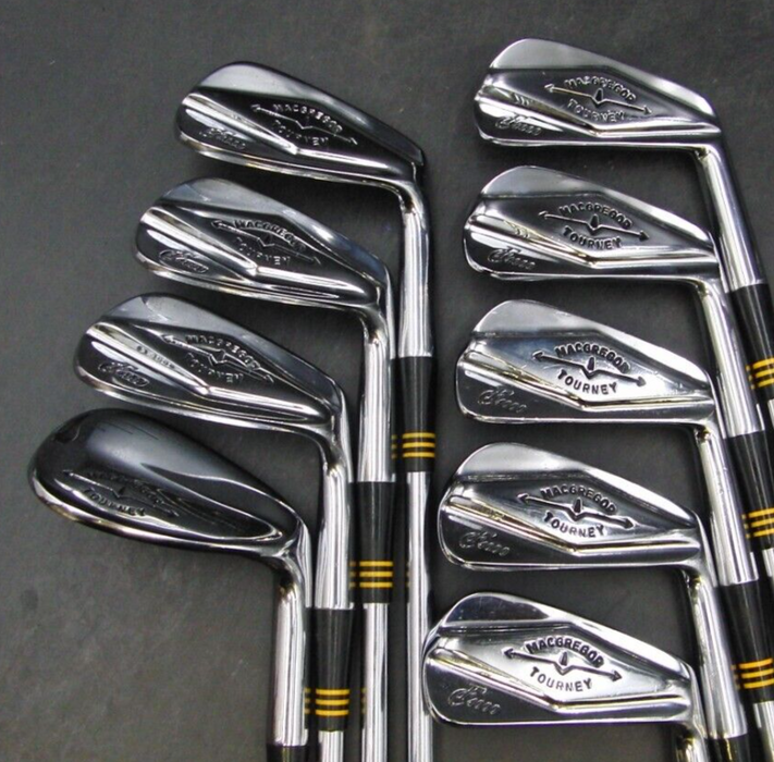 Set of 9 x MacGregor Tourney CF4000 Irons 3-10+SW Regular Steel Shafts
