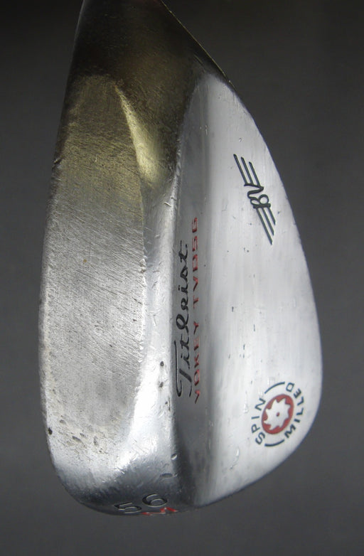 Titleist Vokey TVD Spin Milled 56° Sand Wedge Stiff Steel Shaft Perfect Pro Grip