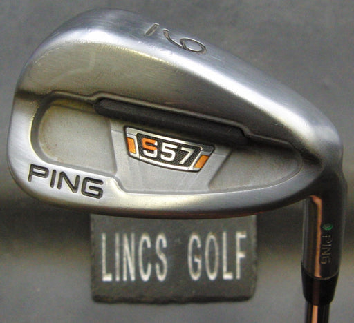 Ping S57 Green Dot 9 Iron Stiff Steel Shaft Golf Pride Grip