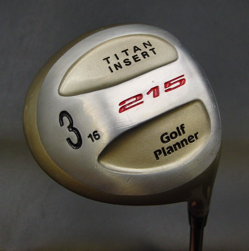 Japanese Golf Planner Titan Insert 215 16° 3 Wood Regular Graphite Shaft