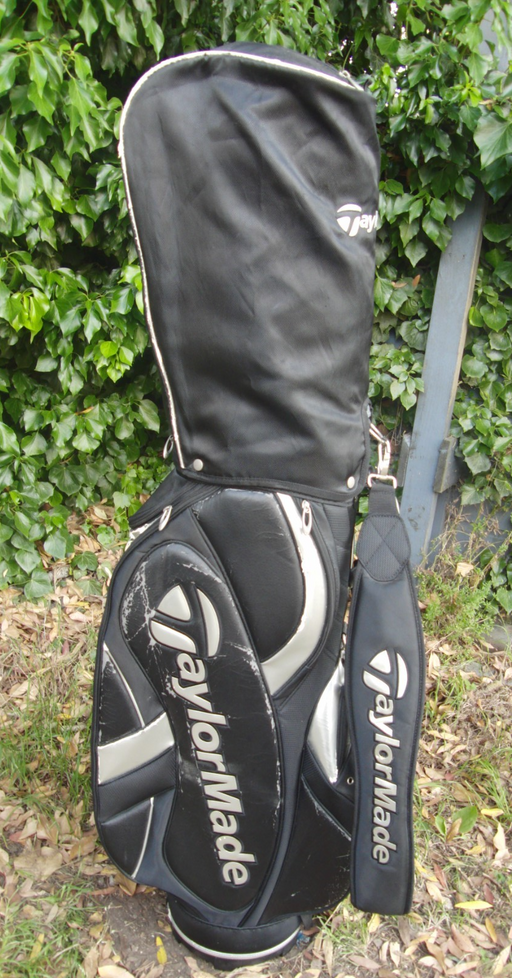 5 Division Taylor Made Golf Stand Cart Carry Trolley Golf Clubs Bag**