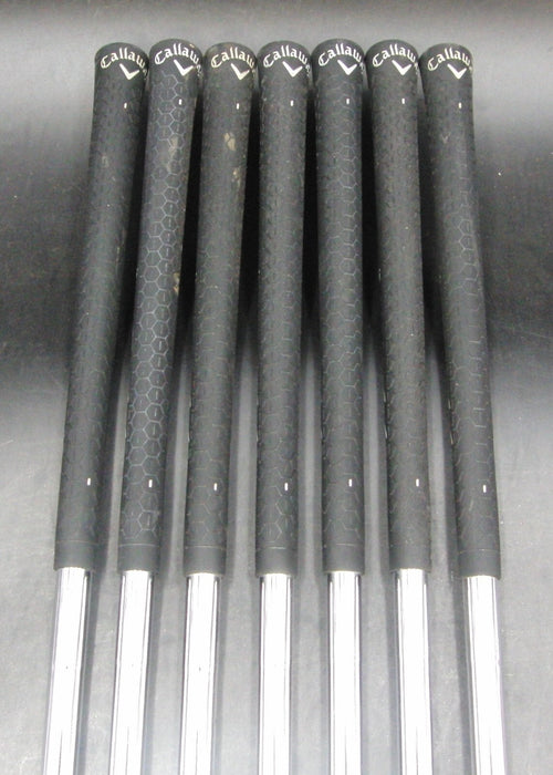 Set of 7 x Callaway WarBird 5-SW Uniflex Steel Shafts Callaway Grips