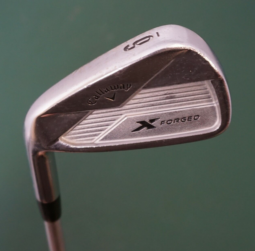 Left-Handed Callaway X Forged 6 Iron Extra Stiff Graphite Shaft Lamkin Grip