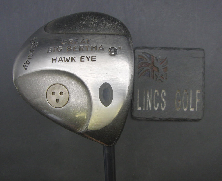 Callaway Great Big Bertha Hawk Eye 9 Degree Driver Firm Graphite Shaft