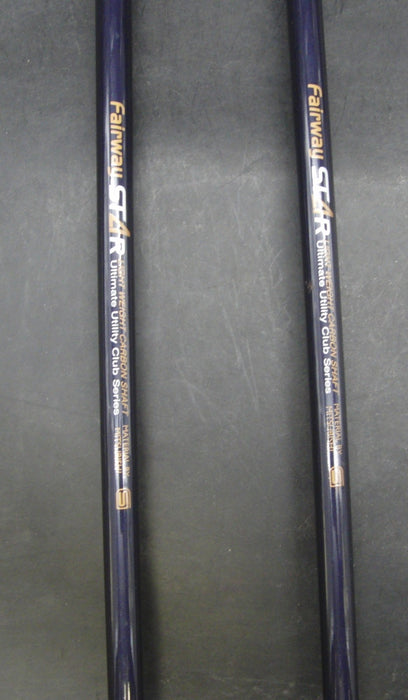 Set of 2 Maruman Fairway Star UP  13° 3+19° 5 Woods Stiff Graphite Shafts