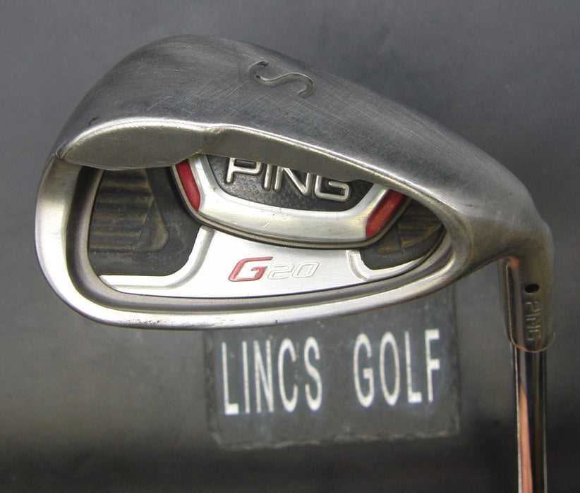 Ping G20 Black Dot Sand Wedge Stiff Steel Shaft Ping Grip