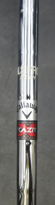 Callaway RAZR X Black 9 Iron Stiff Steel Shaft Callaway Grip