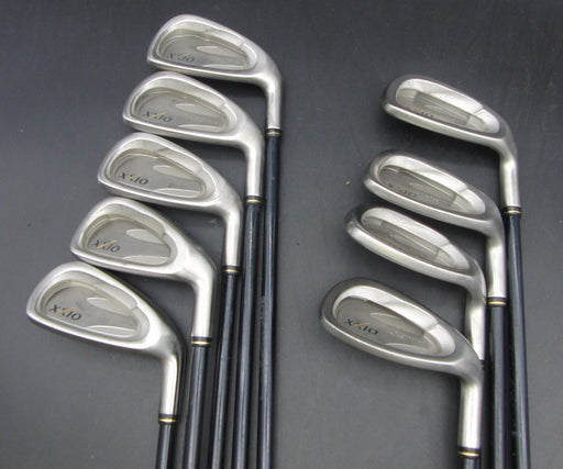 Set of 9x XXIO Impact Power Face 4-SW + AW Irons Regular Graphite Shafts*