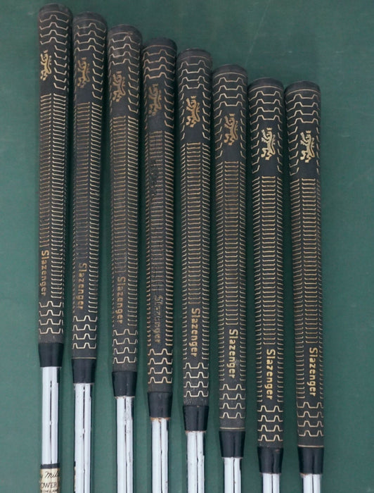 Vintage Set of 8 x Slazenger Jonny Miller Irons 3-PW Regular Steel Shafts