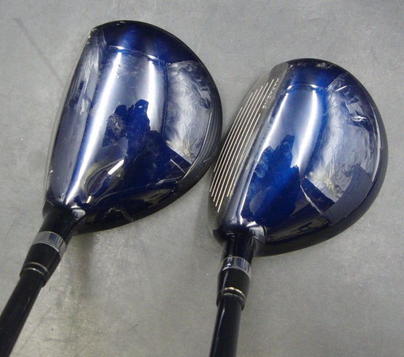 Set of 2 MacGregor Mactec NV iX 5&7 Woods Regular Graphite Shafts Mactec Grips*