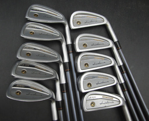 Set of 10x Honma LB-606 Irons 3-SW Stiff Graphite Shafts HiroHonma Grips*