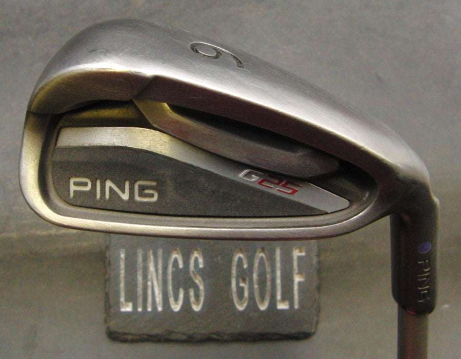Ping G25 Purple Dot 6 Iron Regular Graphite Shaft Ping Grip
