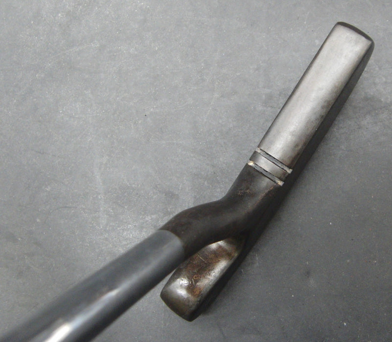 Blackened Acushnet Bullseye Offset Putter 90cm Length Steel Shaft
