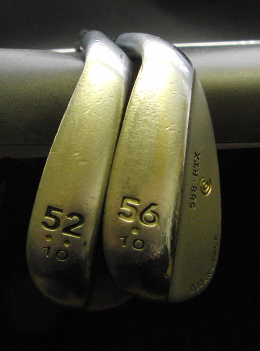 Set of 2 Cleveland 588 RTX Gap & Sand Wedges Regular Steel Shafts*