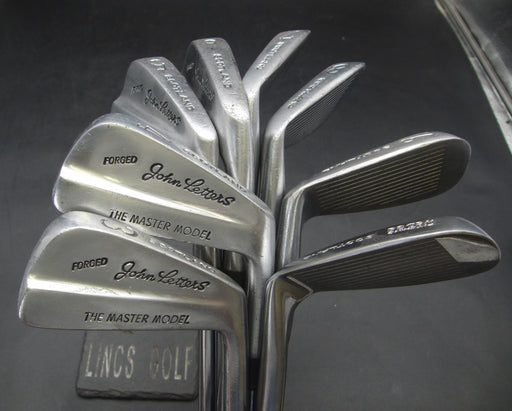 Set of 8x John Letters The Master Model Irons 3-PW Regular Steel Shafts