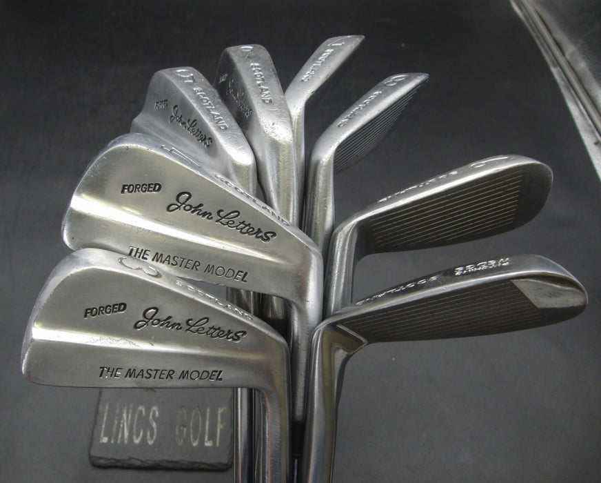 Set of 8x John Letters The Master Model Irons 3-PW Regular Steel Shafts