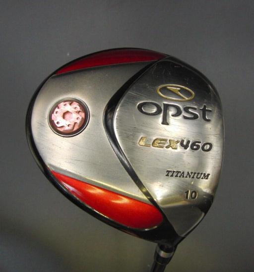 Japanese Opst LEX460 Titanium 10º Driver Senior Graphite Shaft Opst Grip