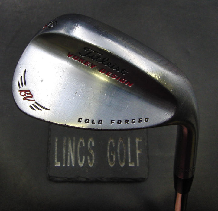 Titleist BV Vokey Design Cold Forged Sand Wedge Stiff Steel Shaft GolfPride Grip