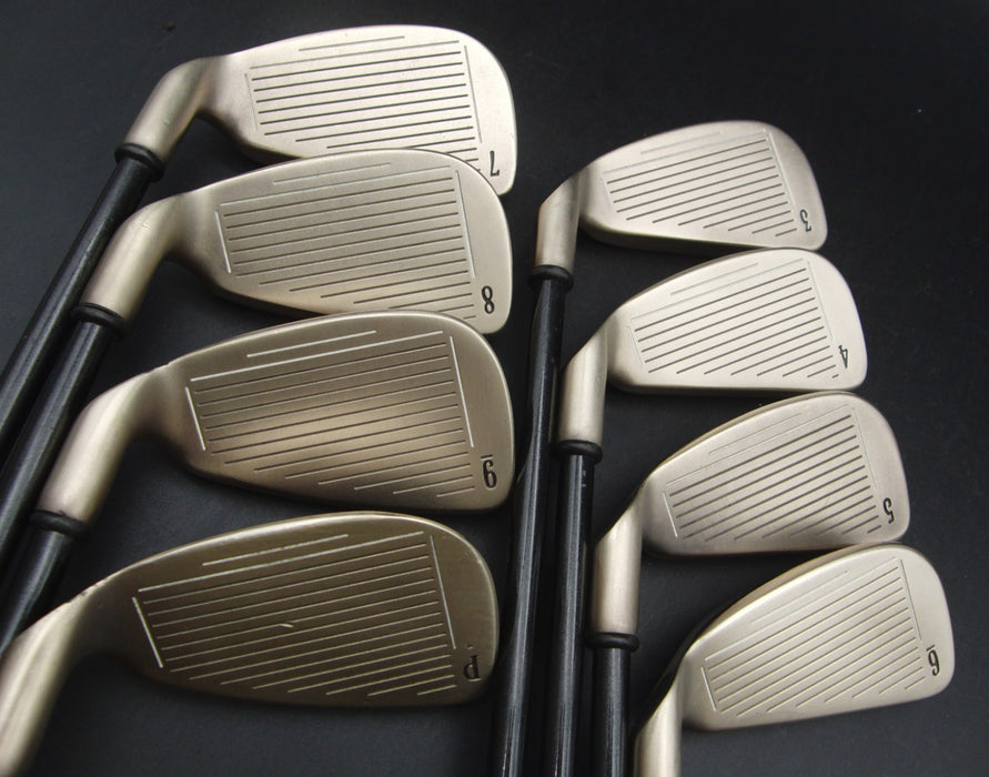 Polished Set of 8x Callaway Big Bertha Gold Irons 3-PW Regular Graphite Shafts