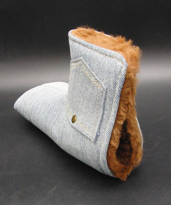 PSYKO Snow Wash Denim Plush Inside Putter Head Cover Only(New)