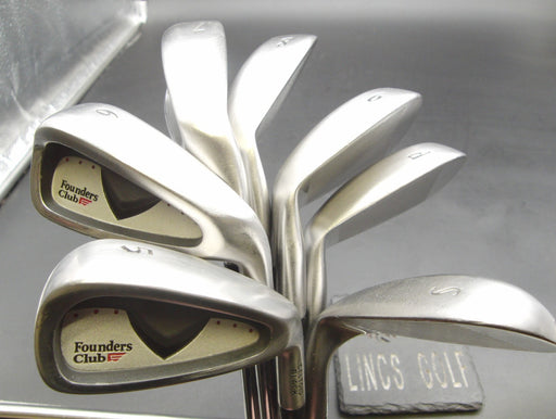 Set of 7x Founders Club Deltoid Black 5-SW Irons Regular Steel Shafts*