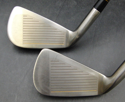 Set of 2 Dunlop Maxfli HI-BRID 3 & 4 Irons Stiff Graphite Shafts Dunlop Grips