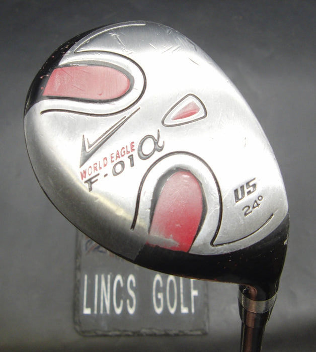 World Eagle F-01α 24° 5 Hybrid Regular Graphite Shaft World Eagle Grip