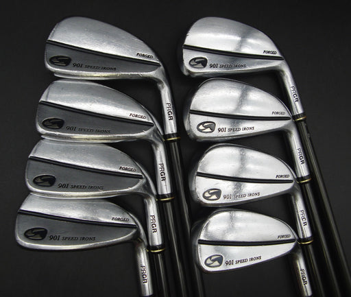 Set of 8x PRGR 901 Speed Irons 3-PW Regular Graphite Shafts PRGR Grips **