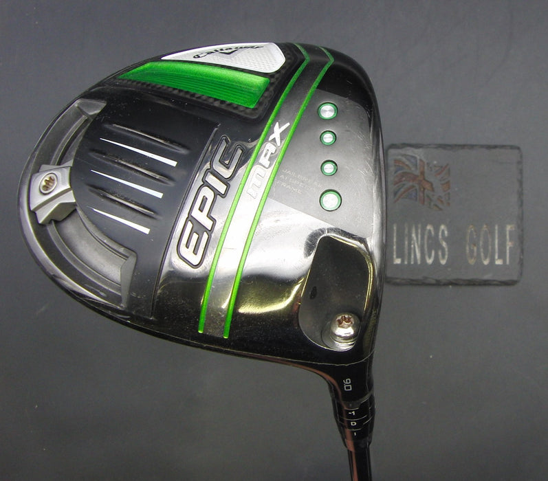 Callaway Epic Max 9° Driver Stiff Graphite Shaft Golfzon Park Grip