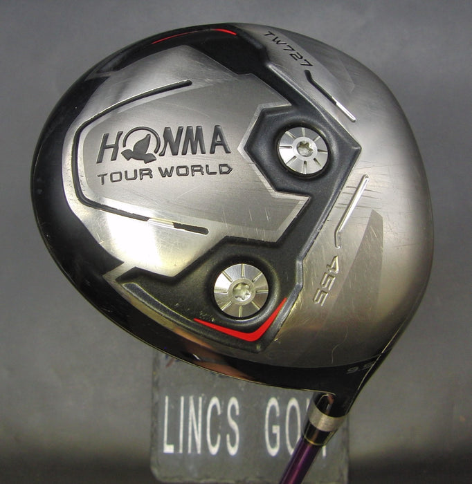 Honma Tour World TW727 455 9.5° Driver Stiff Graphite Shaft Pure Grip