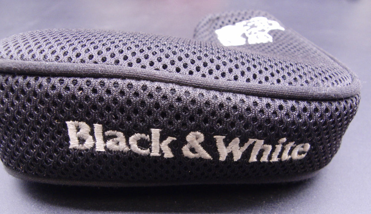 Black and White Dog Putter Headcover
