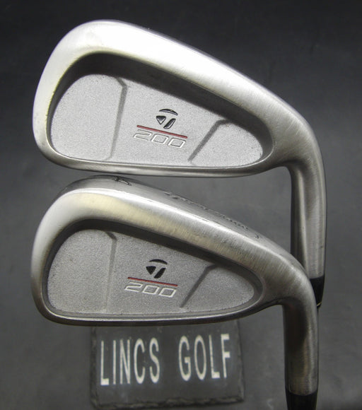 Set of 2 TaylorMade 200 3+4 Irons Stiff Graphite Shafts TaylorMade Grips