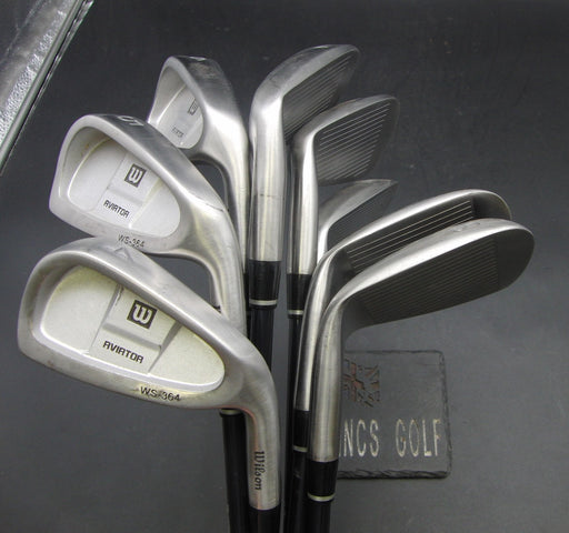 Set of 8x Wilson Aviator 4-SW Irons Regular Graphite Shafts Wilson Grips*