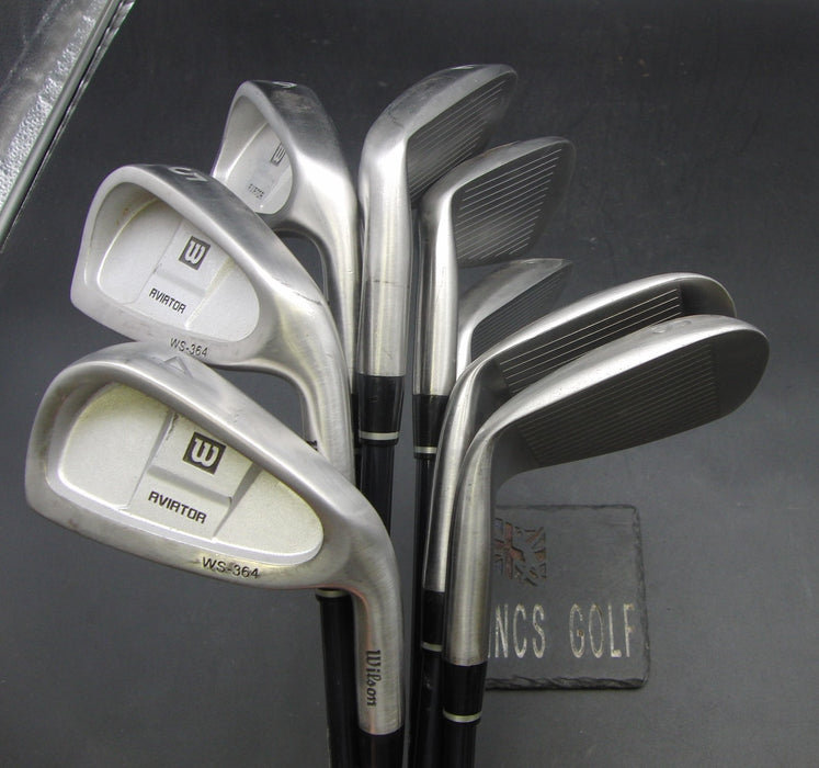 Set of 8x Wilson Aviator 4-SW Irons Regular Graphite Shafts Wilson Grips*