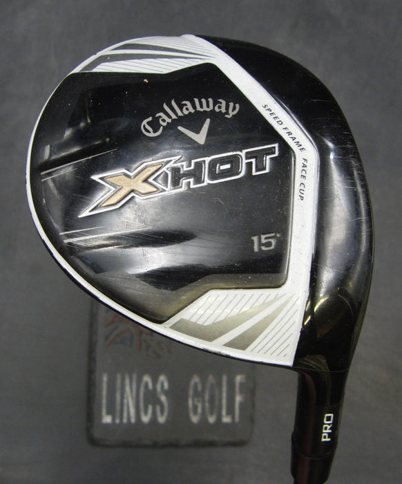 Callaway X-Hot 15° 3 Wood Stiff Graphite Shaft Kirkland Signature Grip