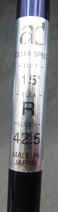 AMC Mahha 15° 3 Wood Regular Graphite Shaft Black Grip