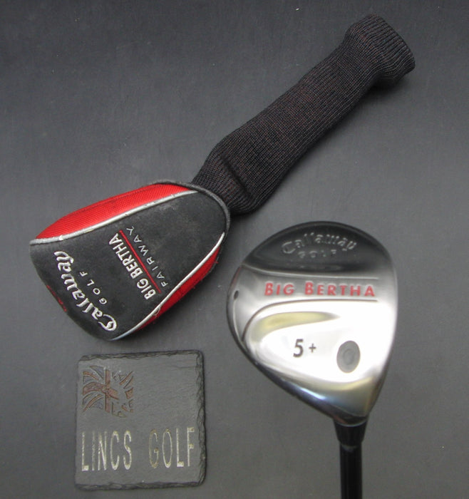 Callaway Big Bertha Fairway 5+ Wood Firm Graphite Shaft Golf Pride Grip + HC